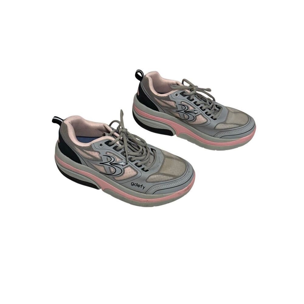 Gdefy Gravity Defyer Womens Size 7.5 Run Spring Shoes Gray Pink Shoes